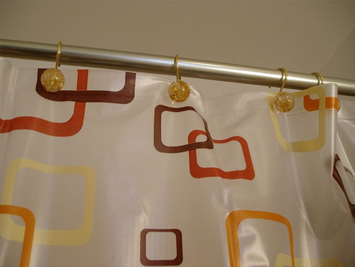 Retro hower curtain