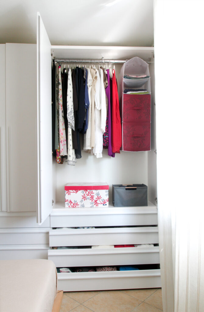 wardrobe organisation ideas