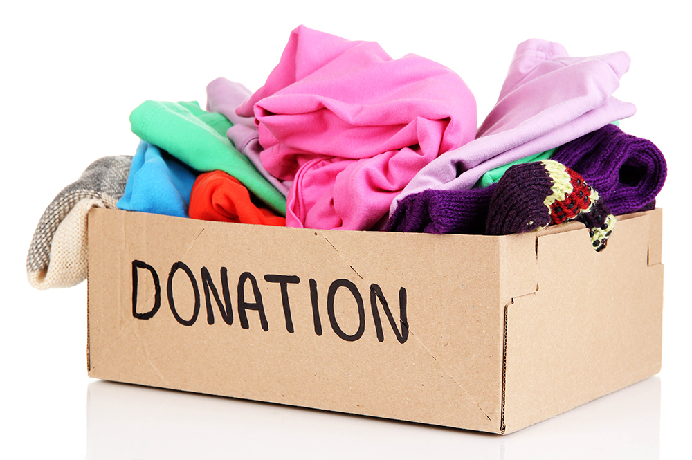 Donate unwanted belongings